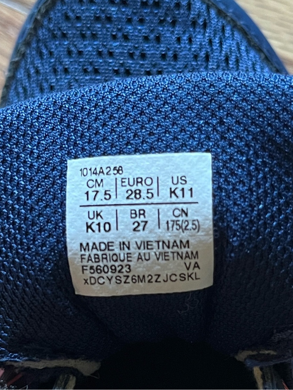 ASICS Kids Navy with Pink Accent Hook-and-Loop Sneakers - Picture 2 of 6